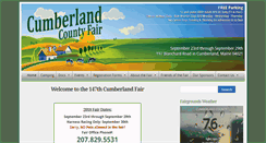 Desktop Screenshot of cumberlandfair.com