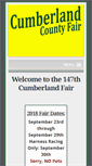Mobile Screenshot of cumberlandfair.com